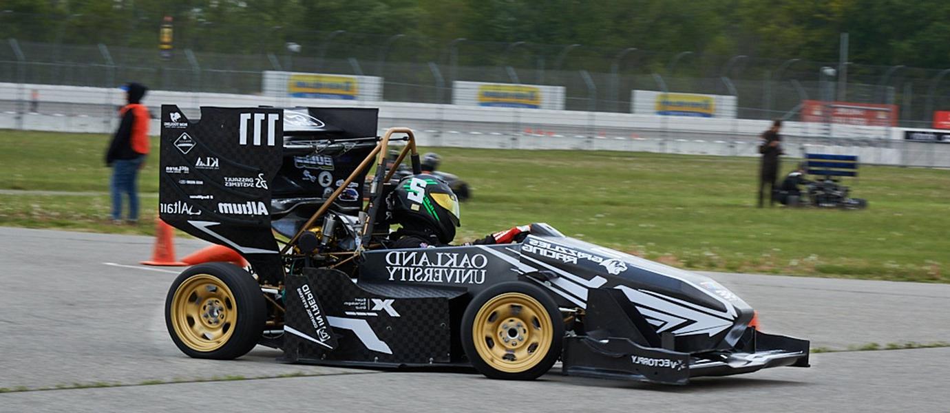 Oakland University's SAE car